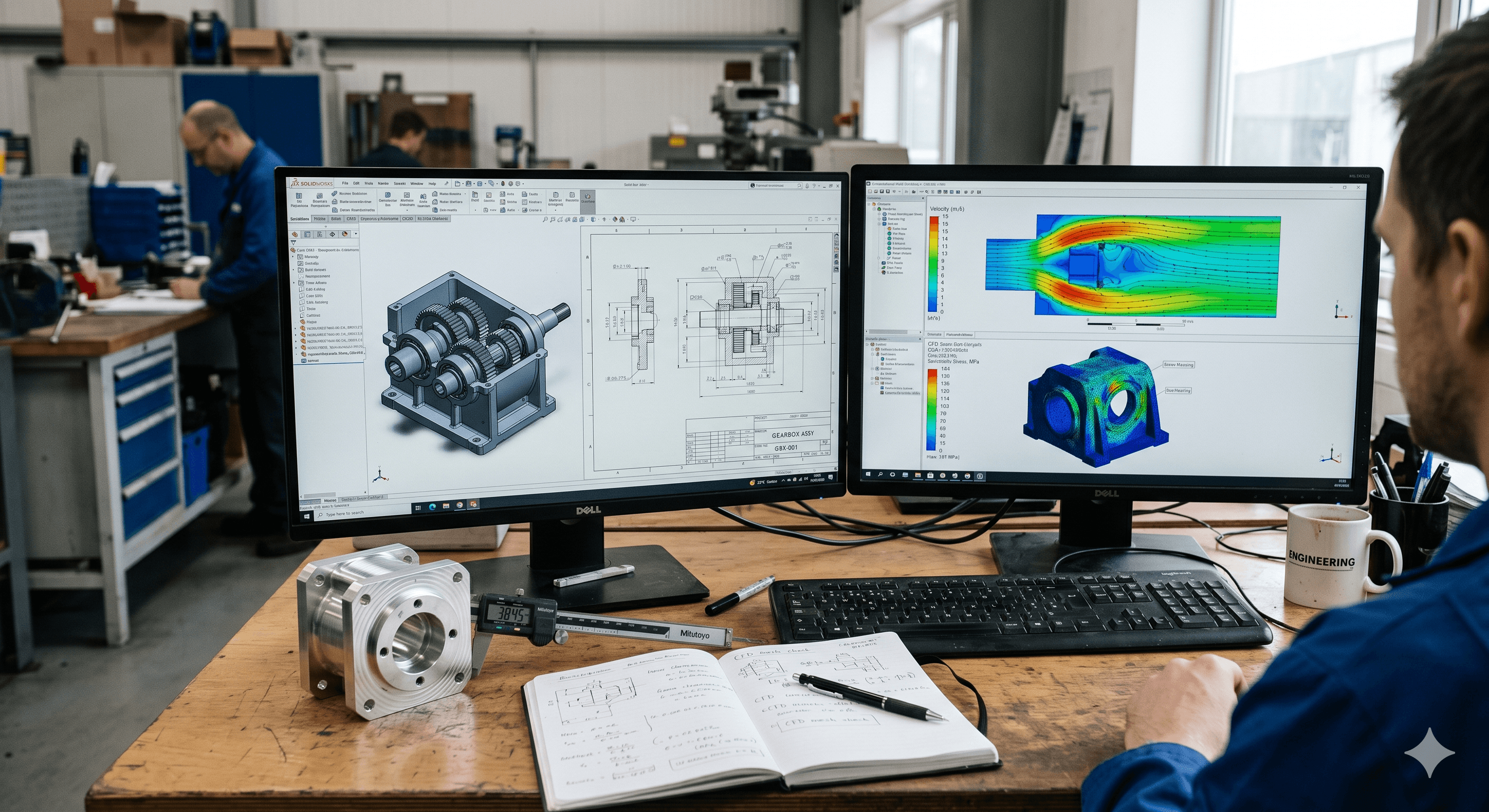 CFD simülasyon görseli