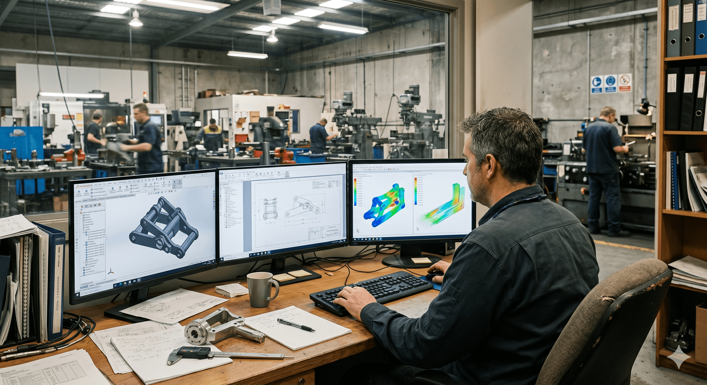 Yapısal stres analizi görseli