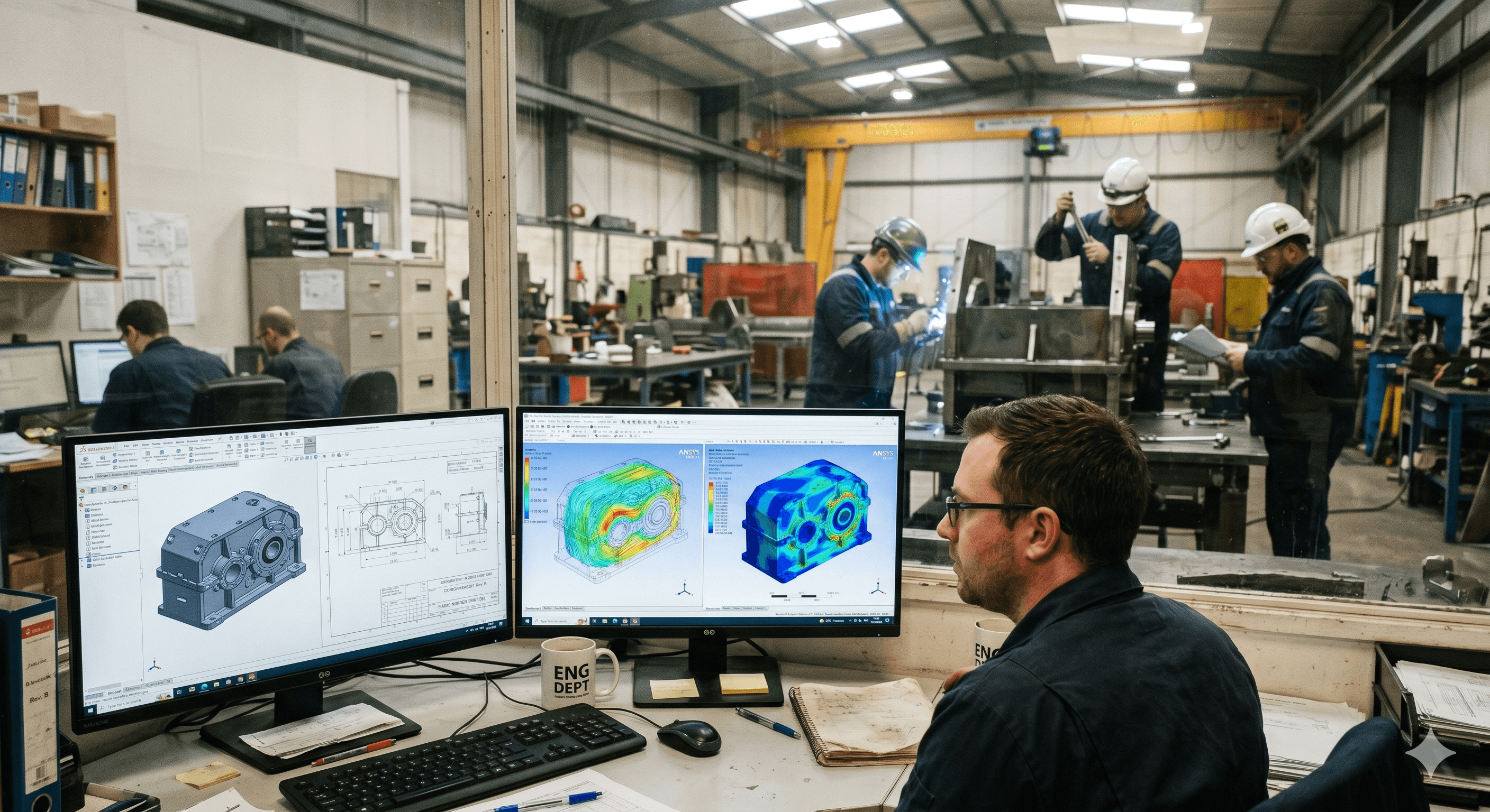 Akma sınırı ve termal gerilim analizi görseli