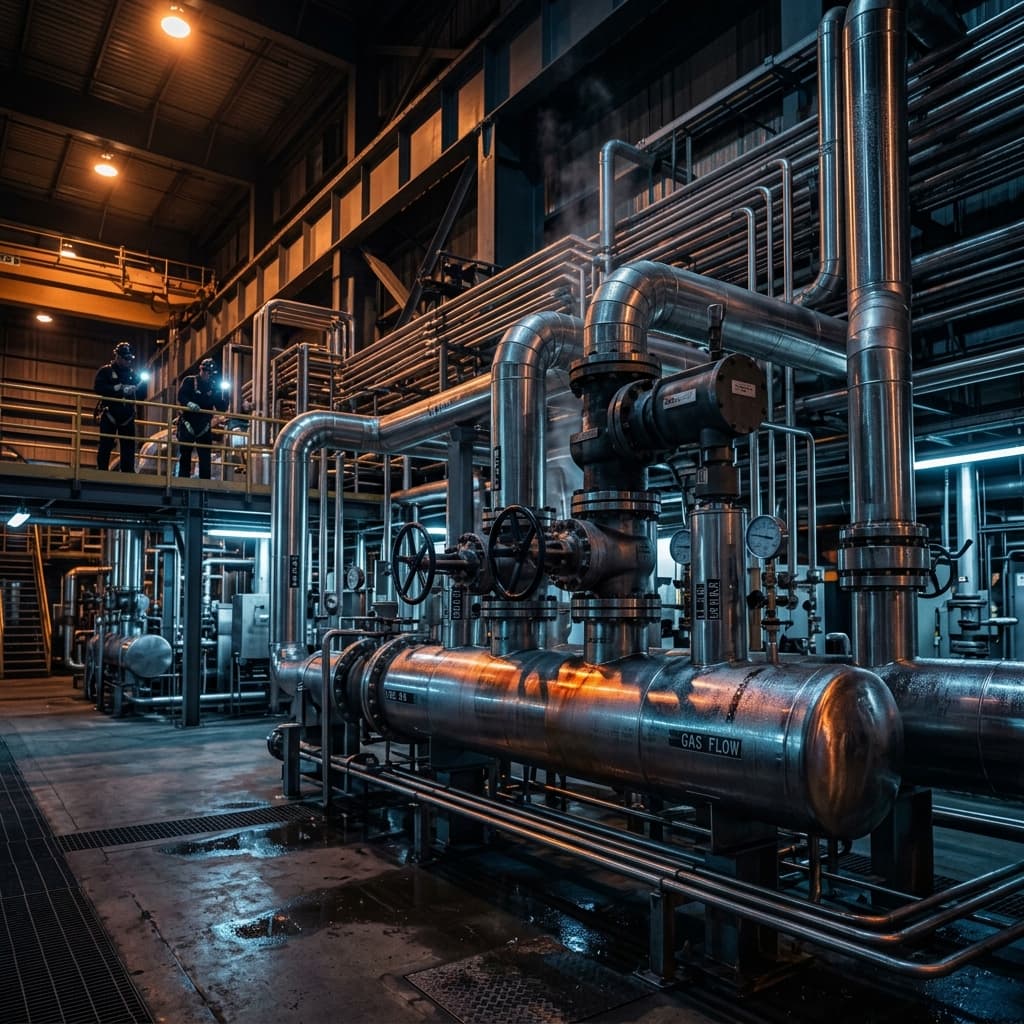 Endüstriyel Boru Tesisatı