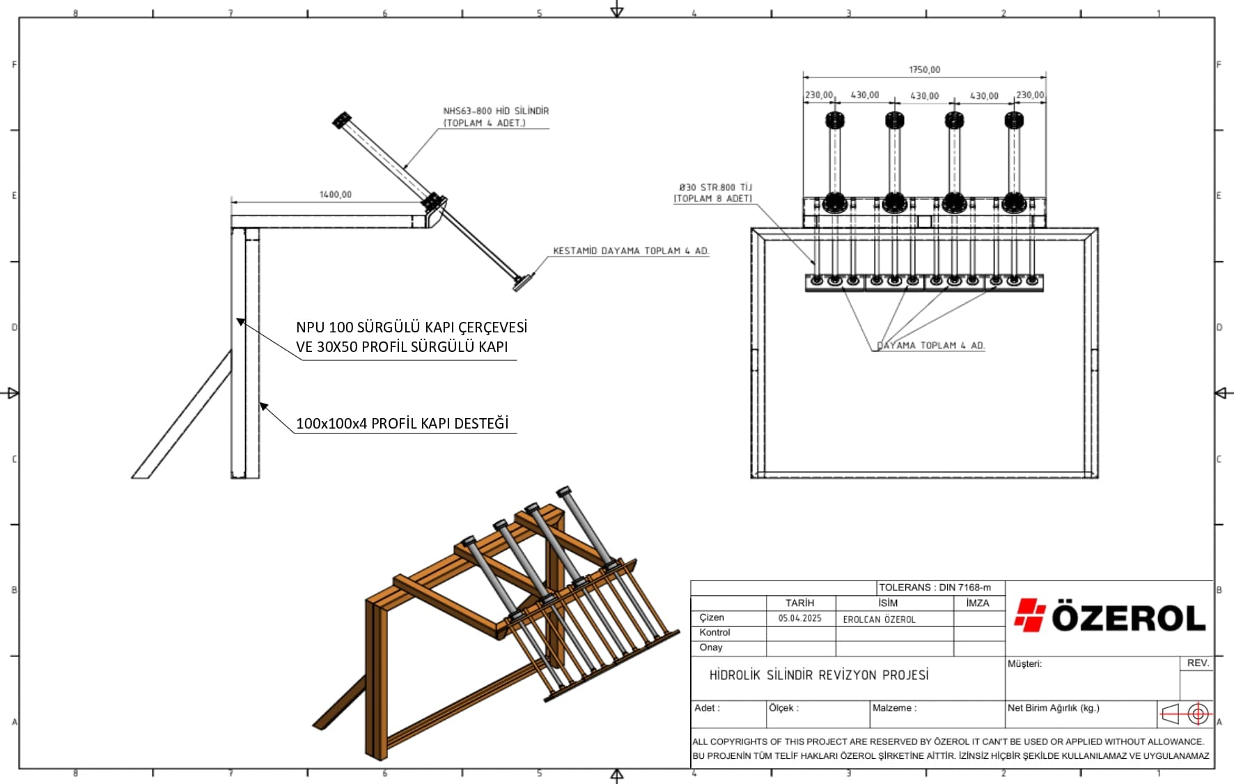 Silindir Bobin Tutucu