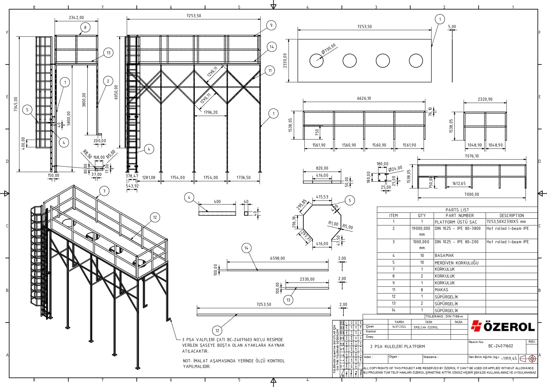 PSA Tower Platform