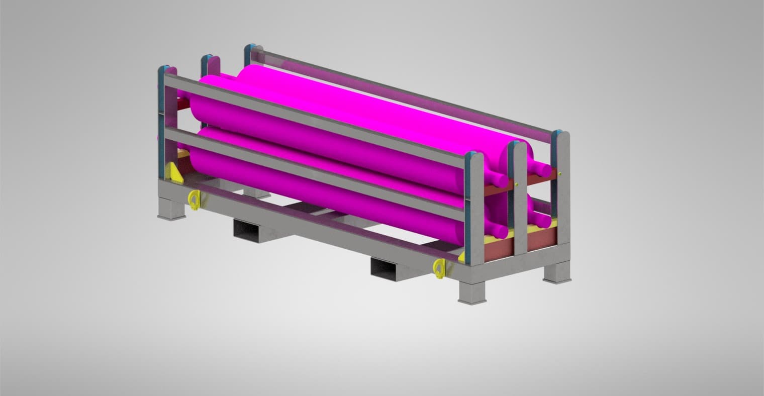 Wringer Roll Handling Stand