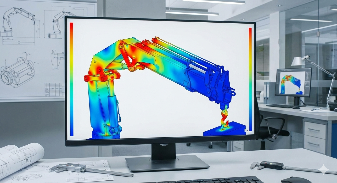 ANSYS FEA sonuç örneği